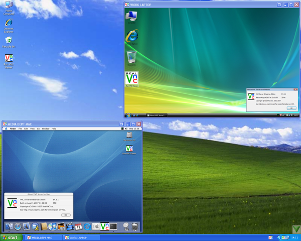 RealVNC screenshots :